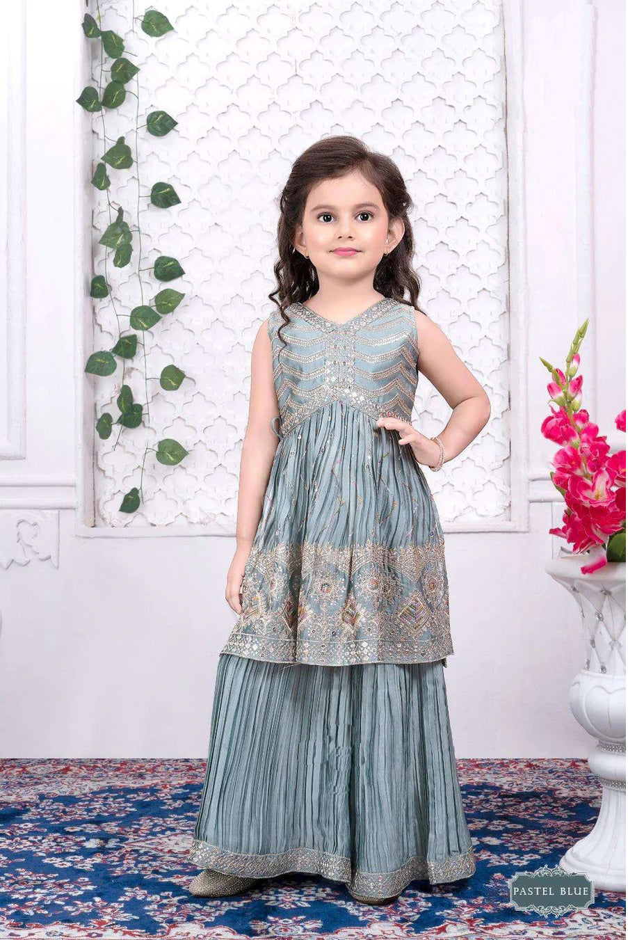 Girls Sharara Set top with choli