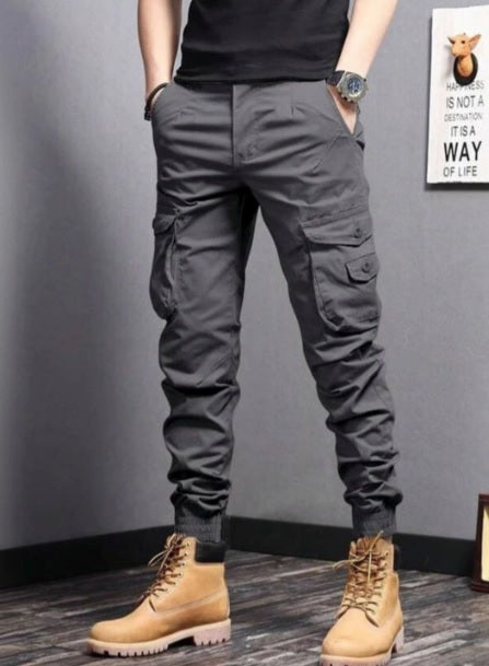 Men Slim Fit Cargos Trousers