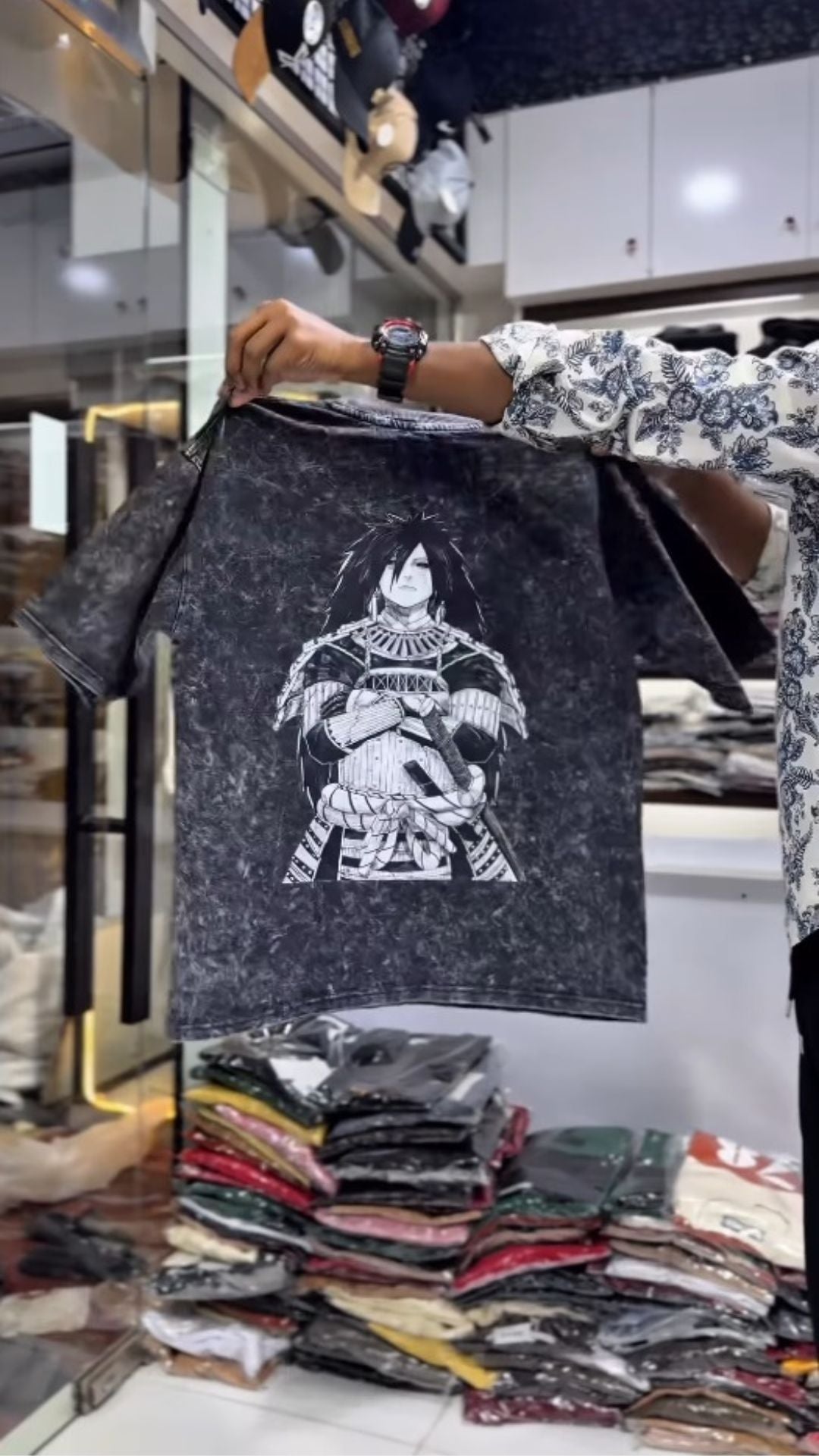 Men's Premium Acid-Wash Graphic T-Shirt