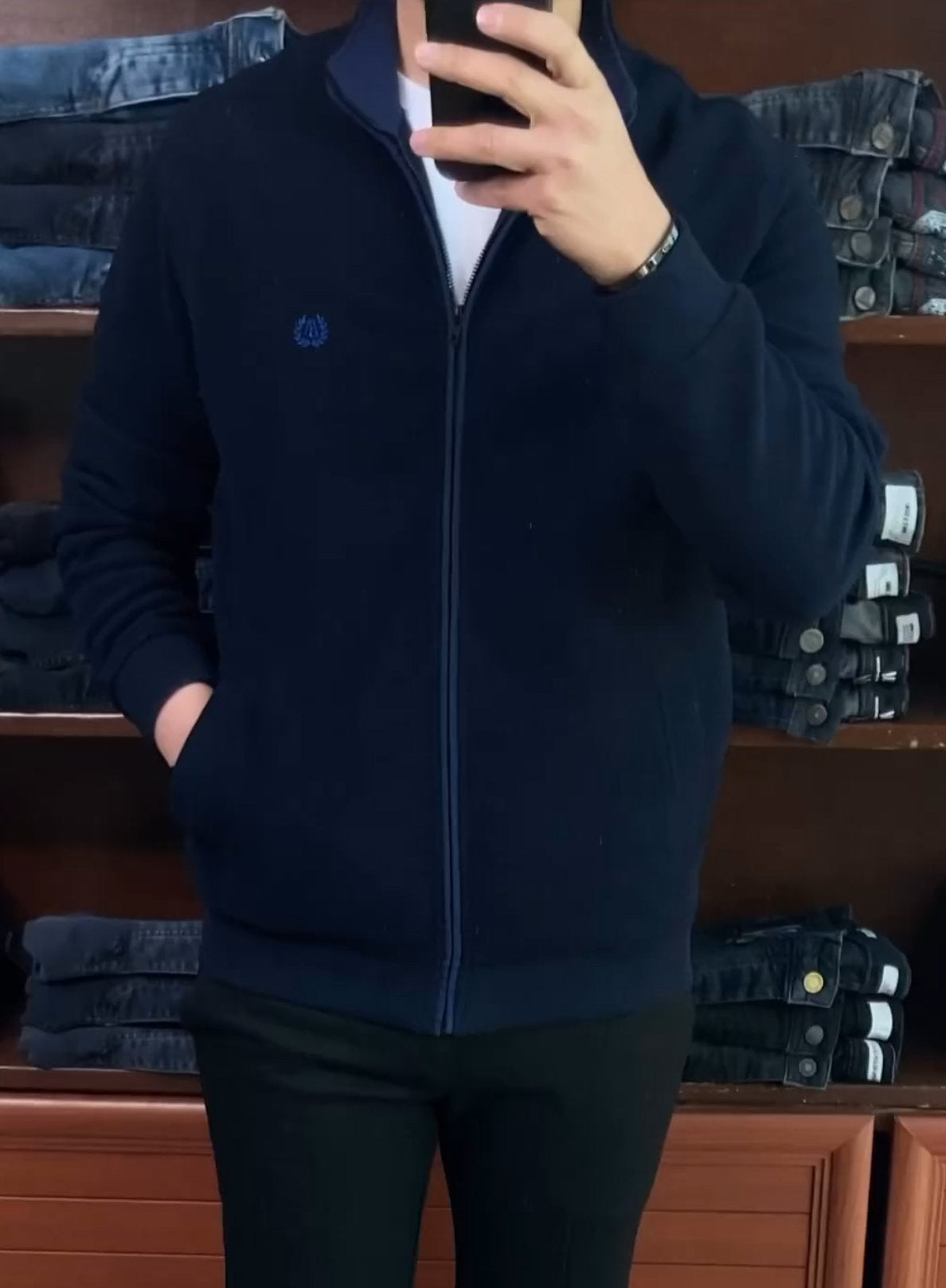 Navy Blue Winter Jacket