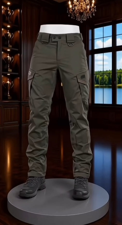 Cargo Cotton Pent With Modern Pockets