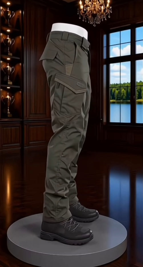 Cargo Cotton Pent With Modern Pockets